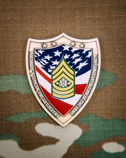 Nevada Airman receives Sergeant Major of the U.S. Army coin