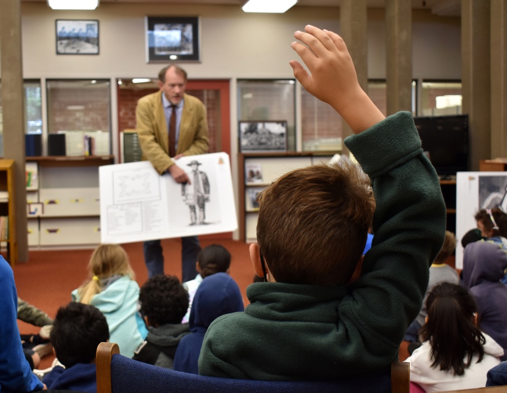 Presidio of Monterey children learn about history at military archive