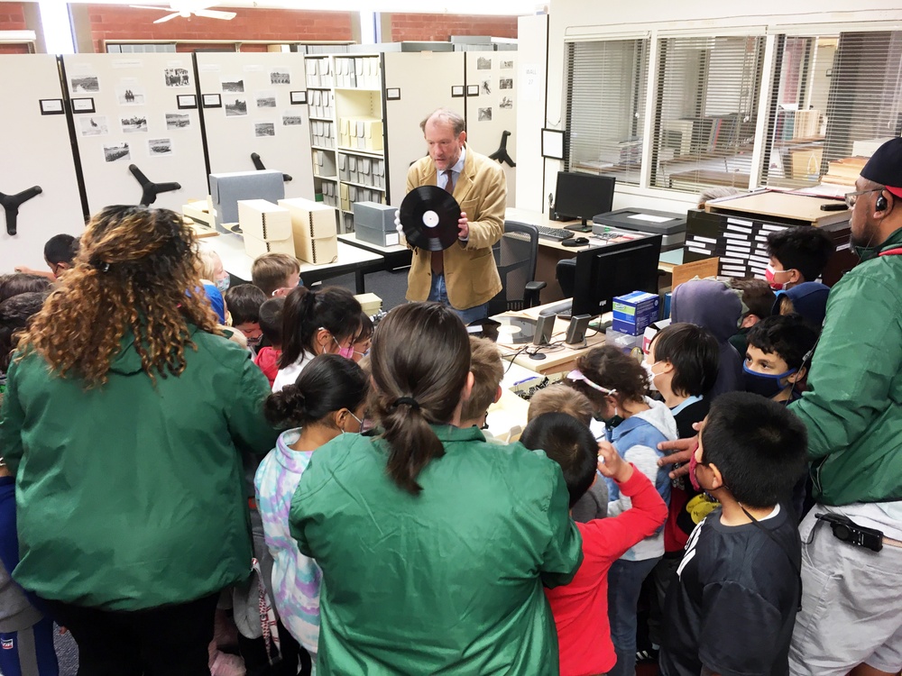 Presidio of Monterey children learn about history at military archive