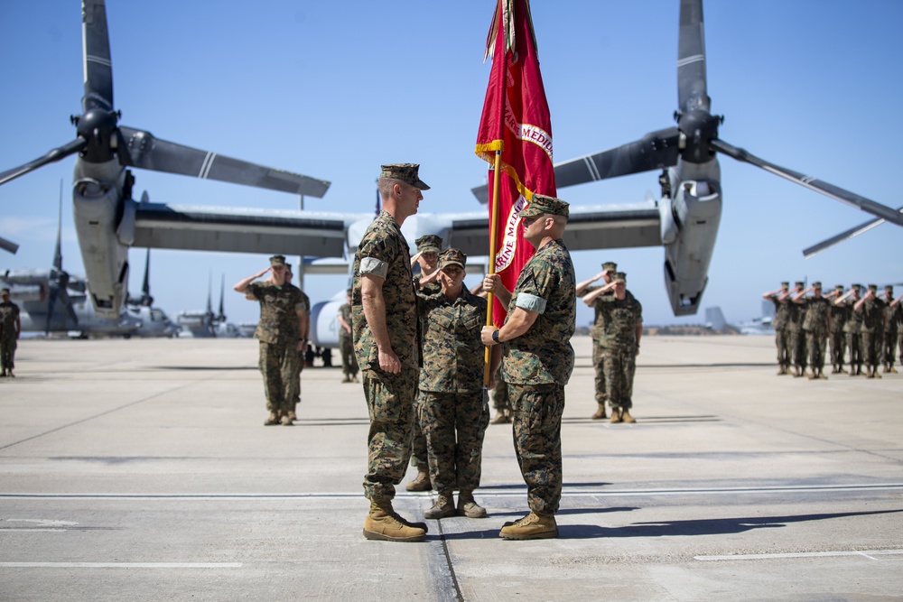 DVIDS - Images - Marine Medium Tiltrotor Squadron 764 change of command ...