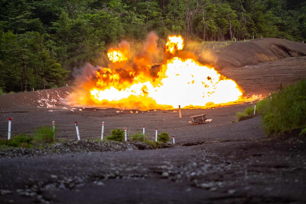 MWSS-171 Combat Engineers Conduct a Demolition Range during Eagle Wrath