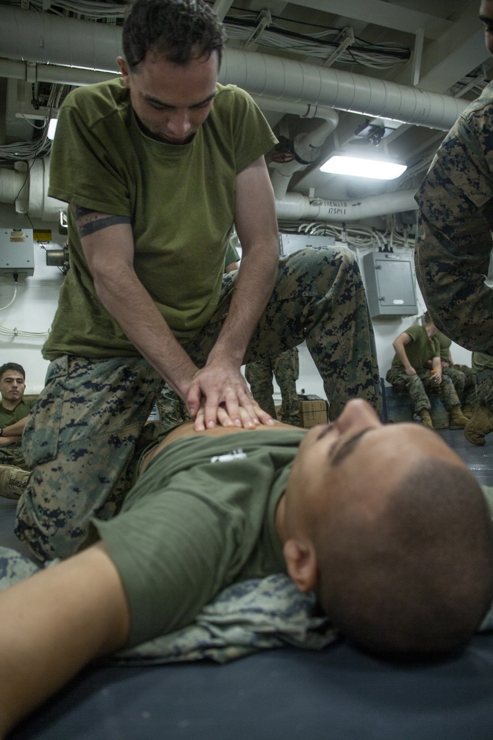 Corpsman! Corpsman!