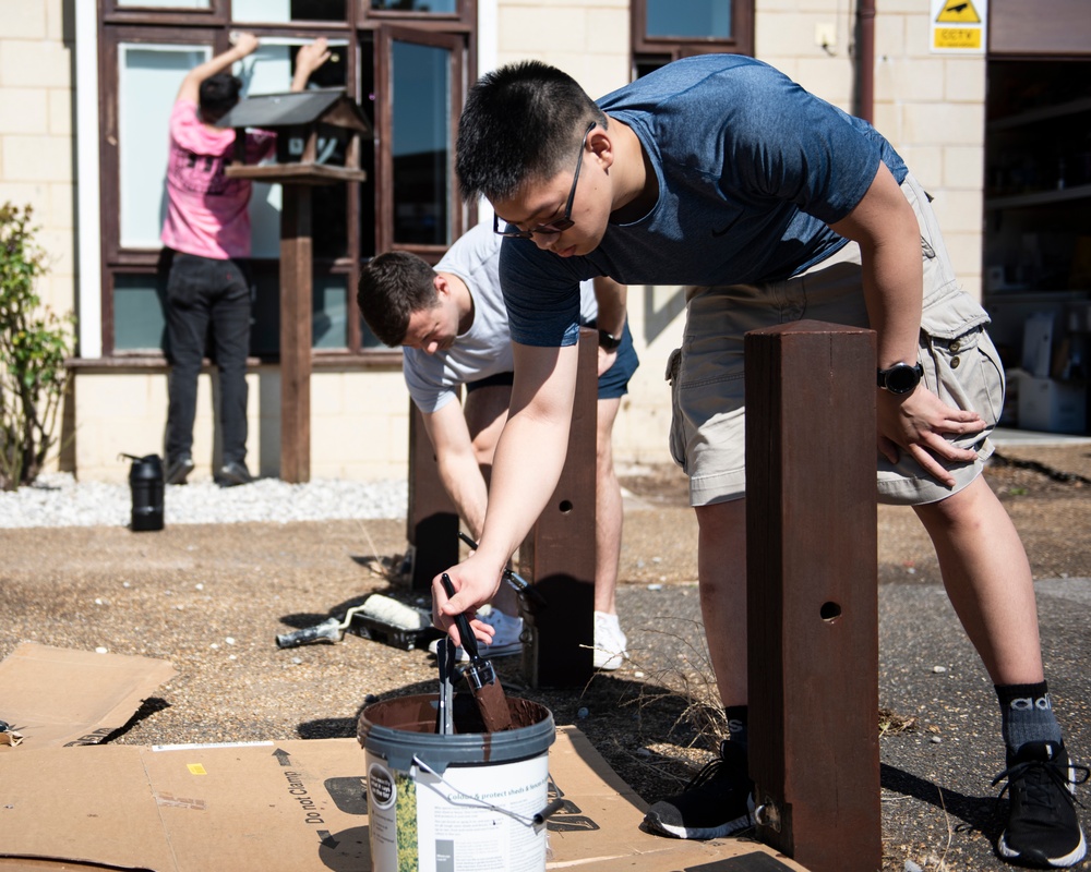 Liberty Wing Airmen revitalize local community center
