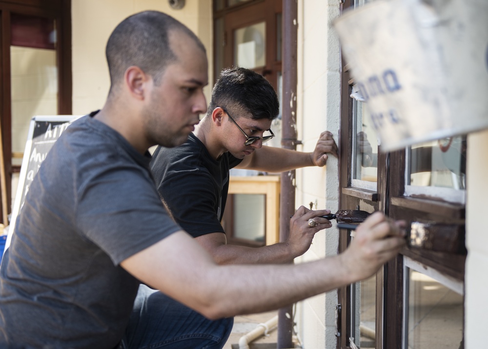 Liberty Wing Airmen revitalize local community center