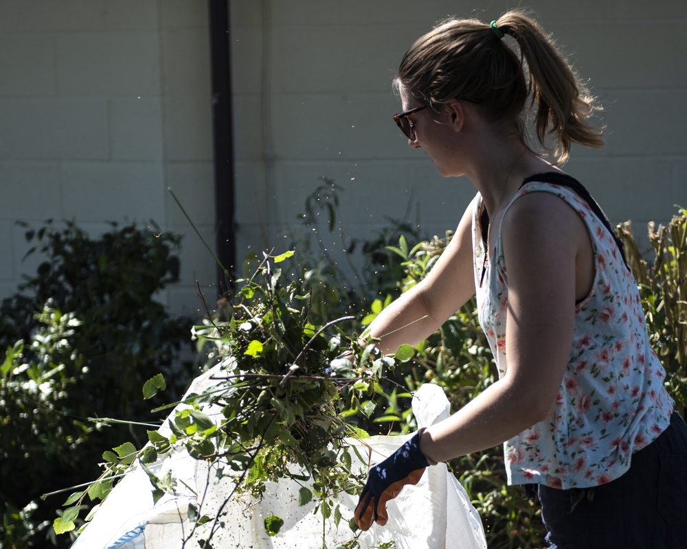 Liberty Wing Airmen revitalize local community center