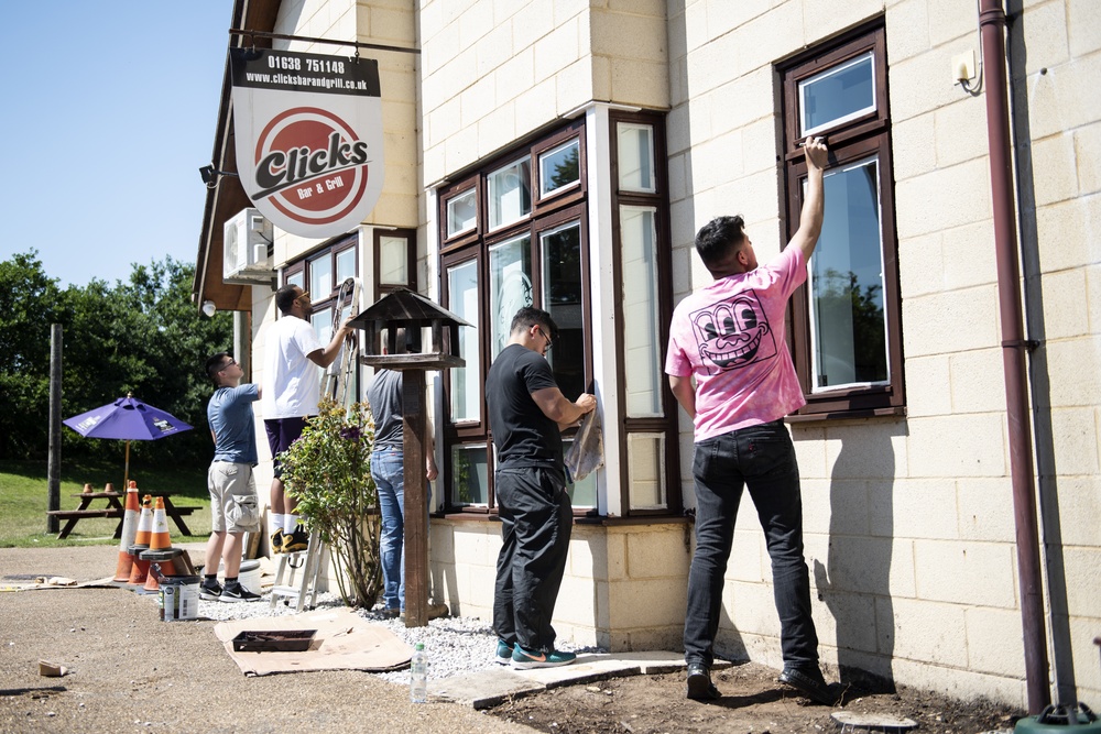 Liberty Wing Airmen revitalize local community center