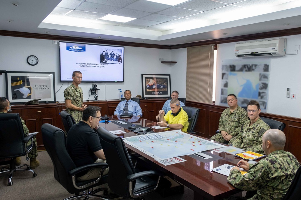 NAVSUP FLC Bahrain Conducts Continuity of Operations Tabletop Exercise