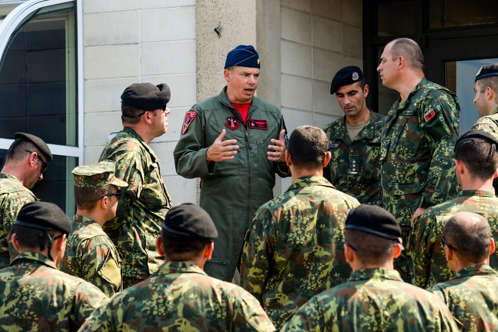 177FW Hosts Albanian Military Under State Partnership Program