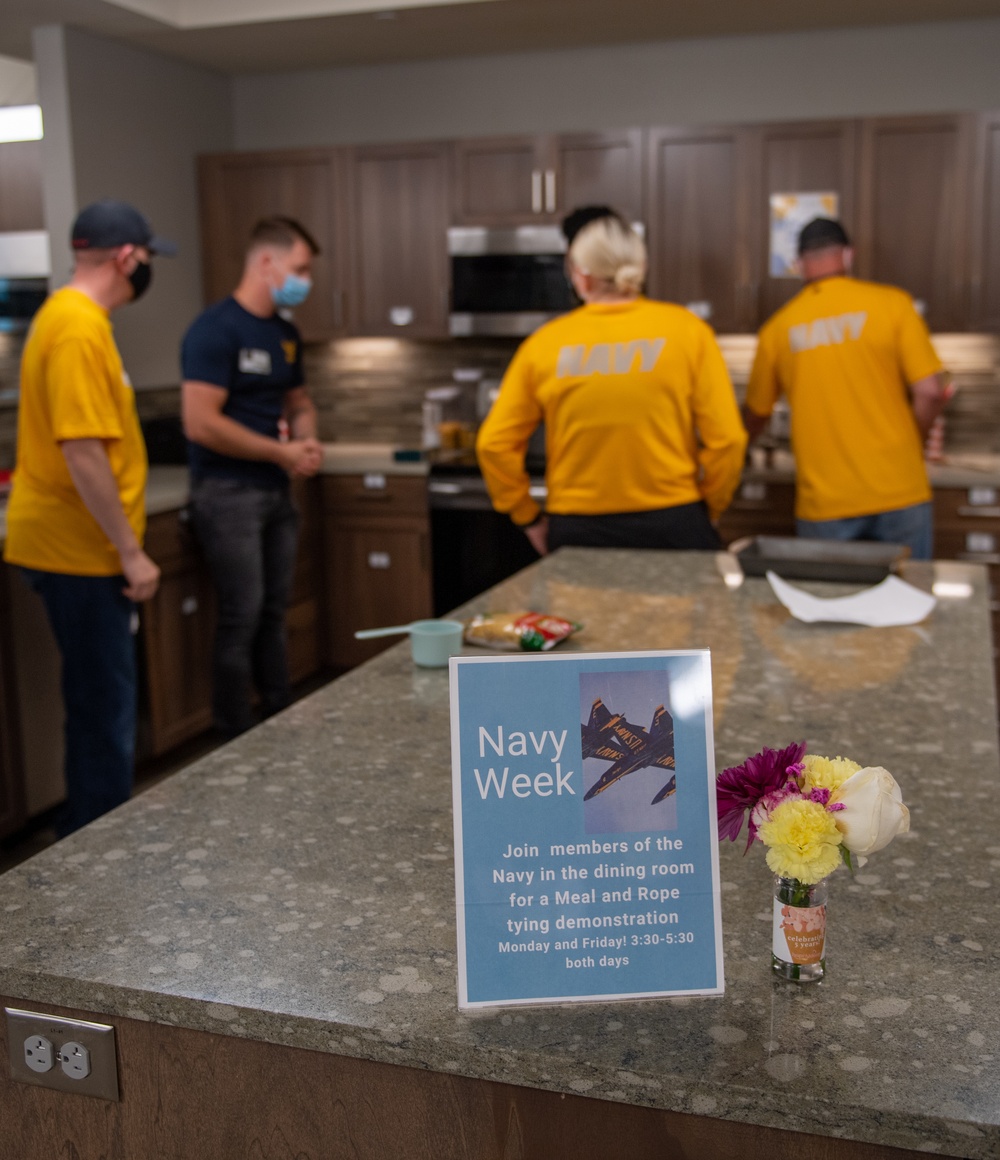 Nimitz  Sailors Cook for Ronald McDonald House Families during Fargo Navy Week