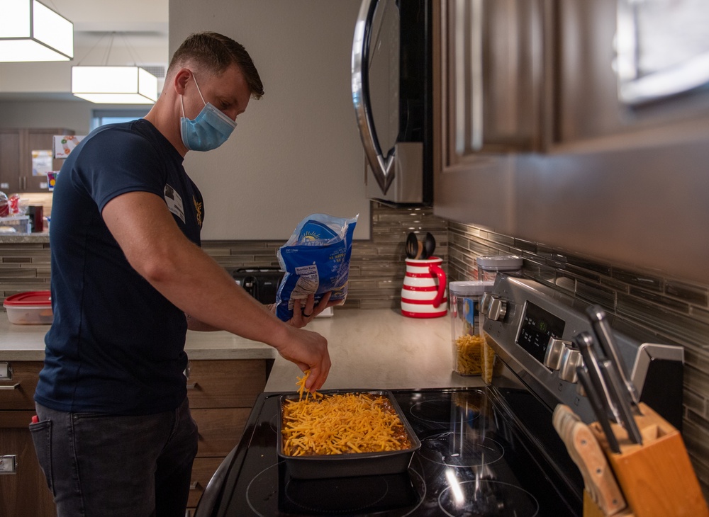 Nimitz  Sailors Cook for Ronald McDonald House Families during Fargo Navy Week