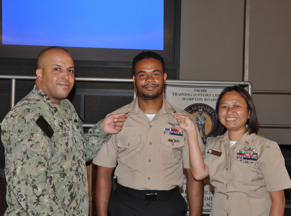 Training Support Center Hampton Roads Holds Frocking Ceremony