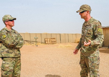 Communications flight 724 EABS commander immersion tour