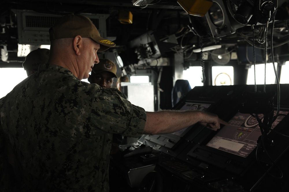 U.S. Fleet Forces visits USS Normandy