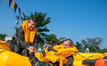 Aircrew water survival training