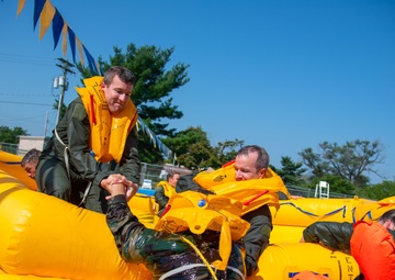 Aircrew water survival training