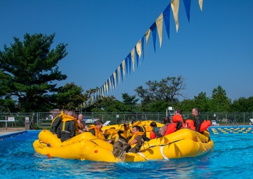 Aircrew water survival training