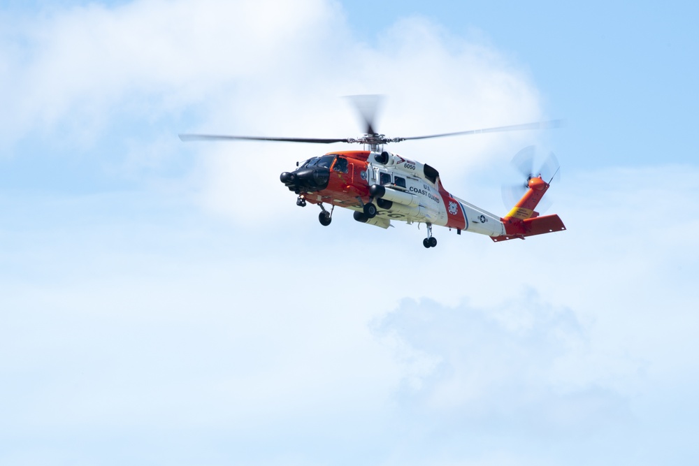 USCG Jayhawk Crew Conducts Training Flight