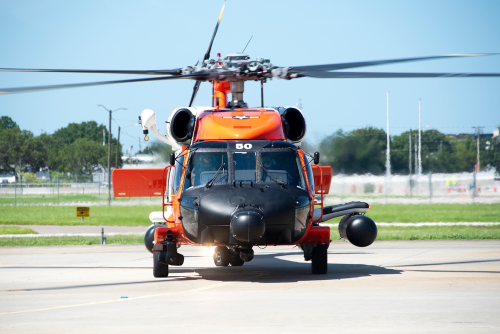 USCG Jayhawk Crew Conducts Training Flight