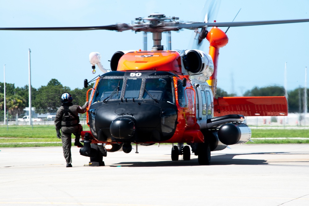 USCG Jayhawk Crew Conducts Training Flight