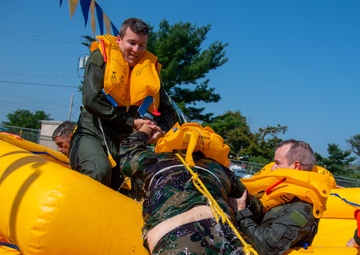 Aircrew water survival training