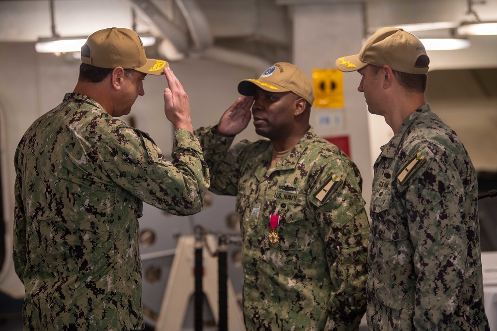 Commander, Destroyer Squadron (COMDESRON) 1 Change of Command Ceremony