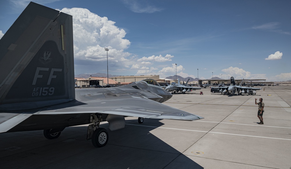 The oldest active fighter squadron participates in Red Flag 21-3