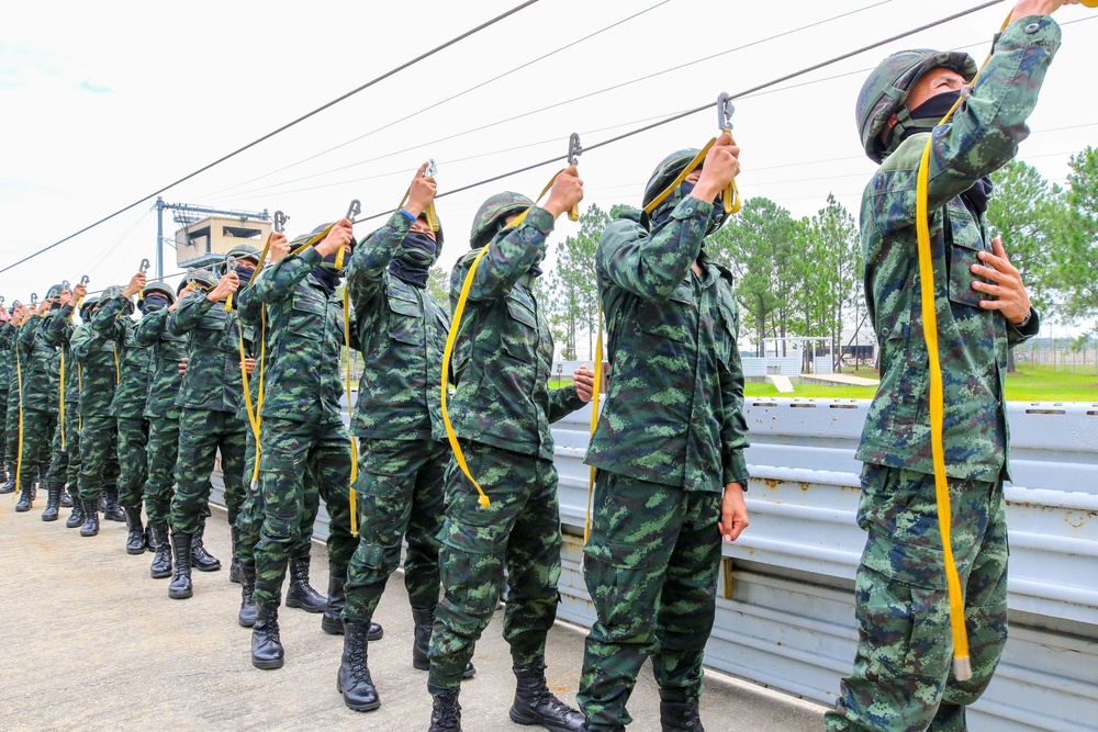 Royal Thai Army Trains At Fort Bragg