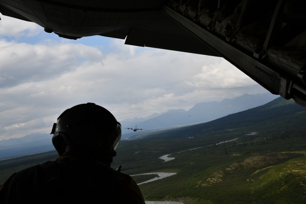 Flying Jennies train in Alaska