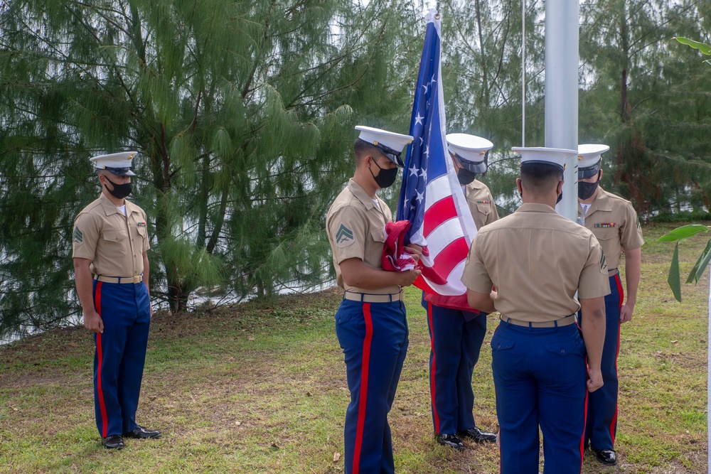 MCB Camp Blaz senior leaders pay respect during memorial service in Asan