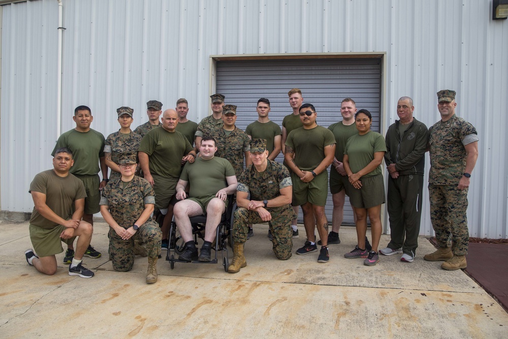 SMMC visits Wounded Warrior Detachment San Antonio