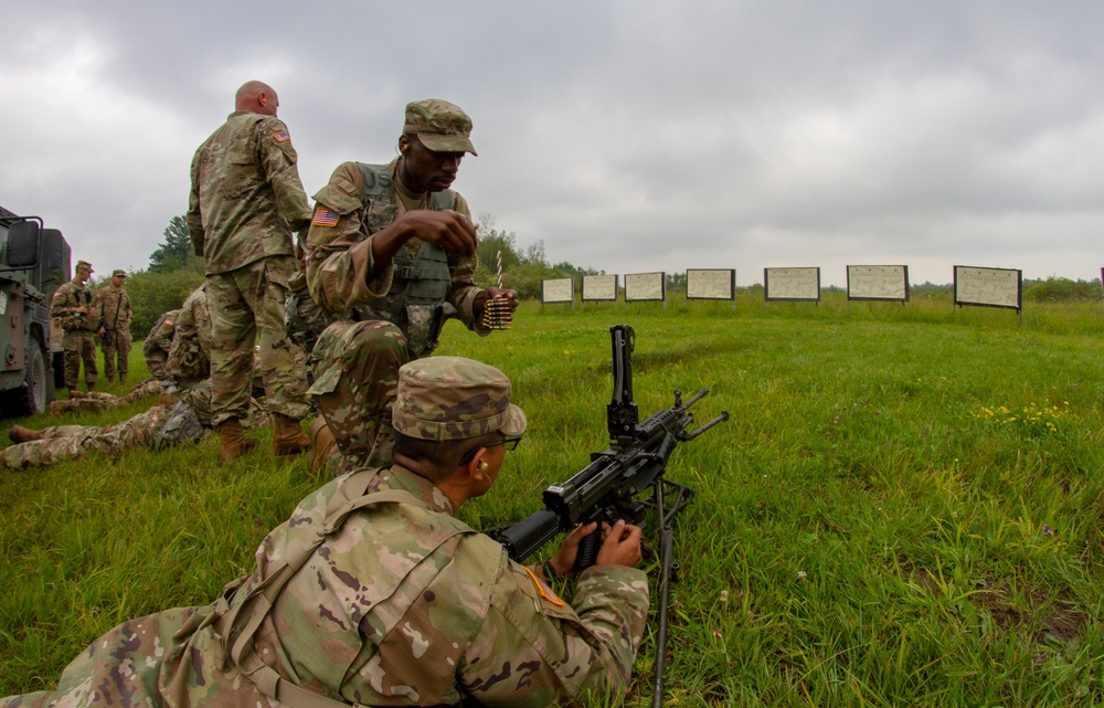 427th Brigade Support Battalion conducts weapons training at Fort Drum, N.Y.