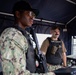 USS Sioux City Sailors Stand Quarterdeck Watch