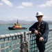 USS Sioux City Sailor Conducts Sea and Anchor Detail