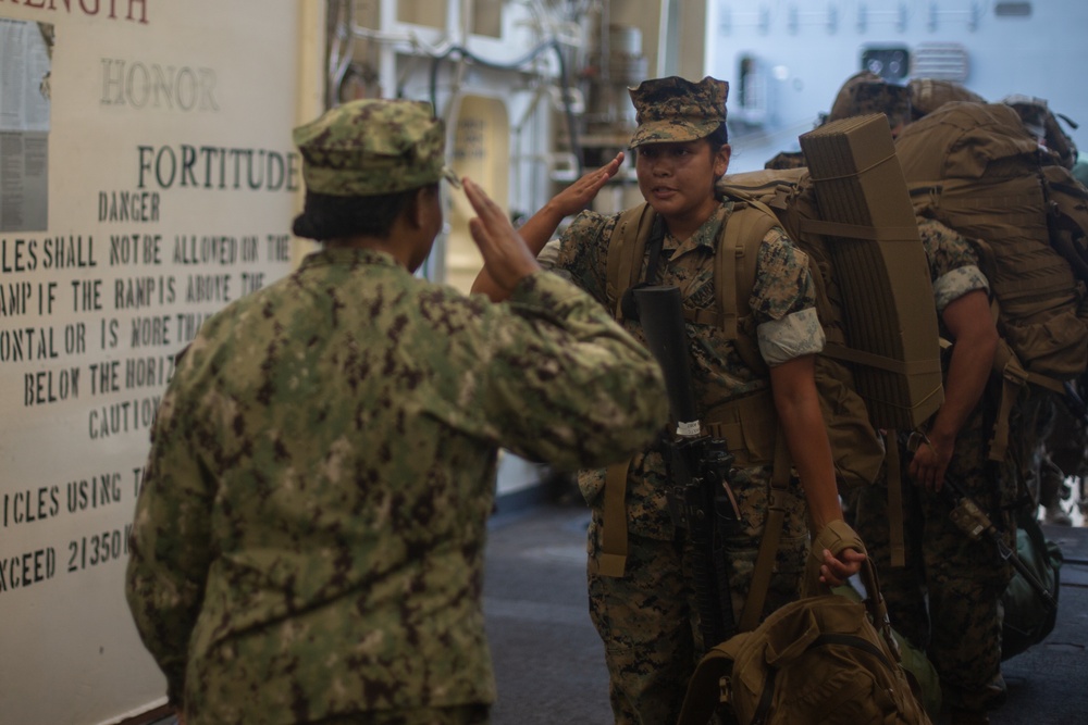 Marines and Sailors Arrive at Naval Station Norfolk for Destructive Weather Mission Rehearsals
