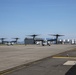 V-22 Osprey and C-146 Wolfhound aircraft staged on MCAS Iwakuni