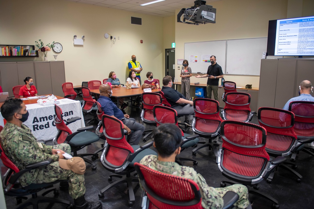 CFAS Exercise Citadel Pacific 2021 Emergency Family Assistance Center