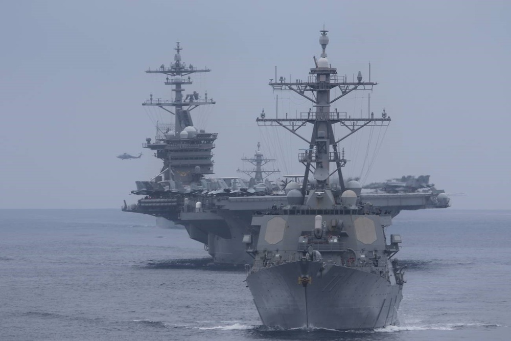 Carrier Strike Group 1 in Formation