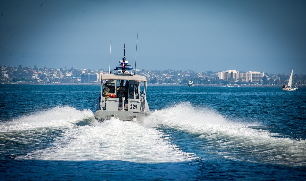 MSRON 11 Participates during MESG 1 INSURV in San Diego Bay