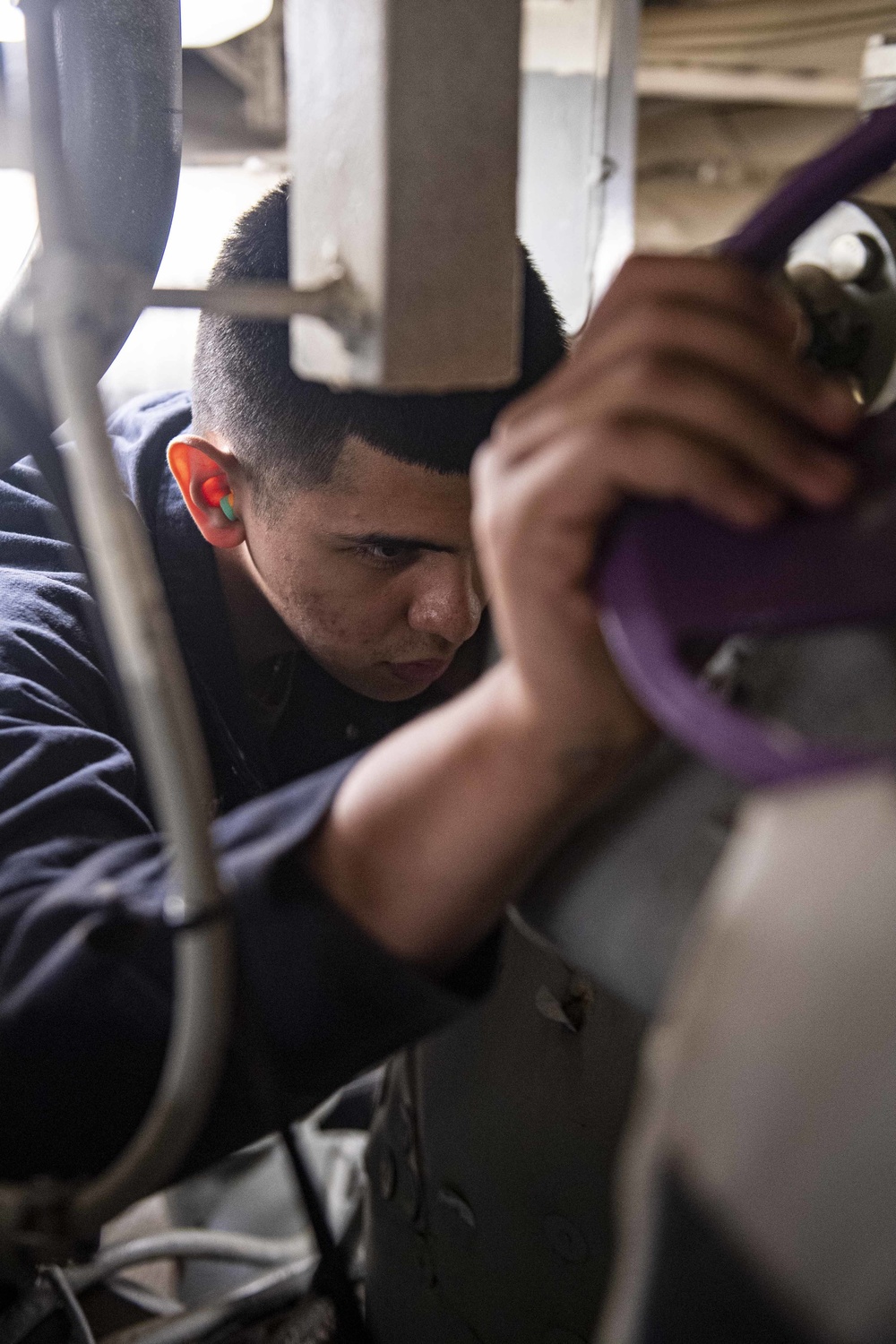 USS America (LHA 6) Conducts Maintenance During Exercise Talisman Sabre 21.