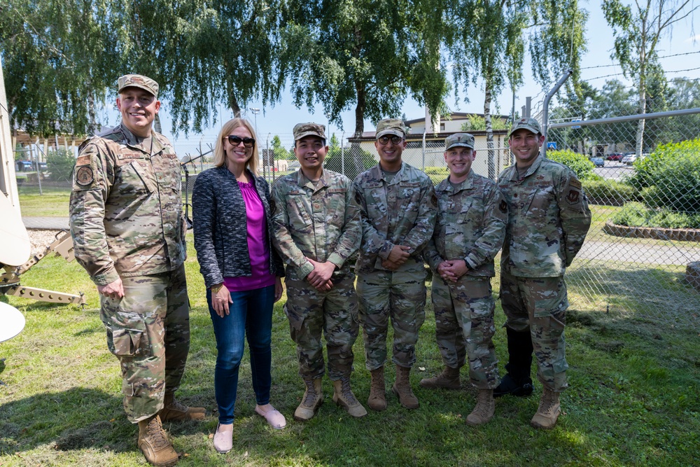 AF CIO visits Spangdahlem, recognizes COMM Airmen