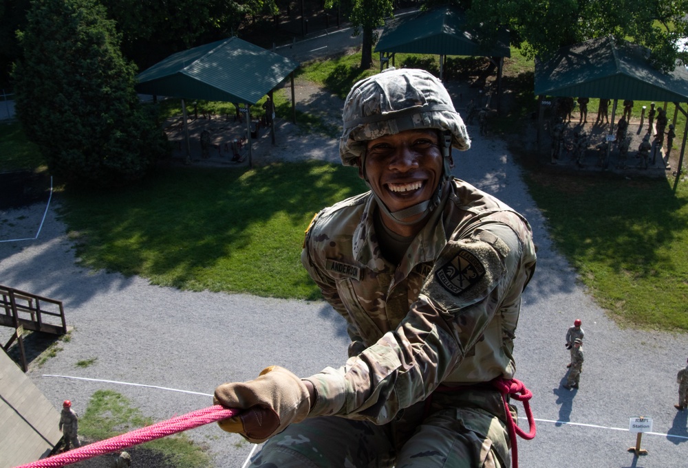 2nd Regiment, Advanced Camp, Rappel Tower | Cadet Summer Training 2021