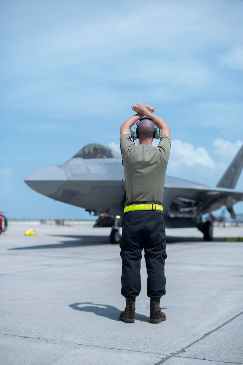 Taming a Raptor; an F-22 crew chief's mission