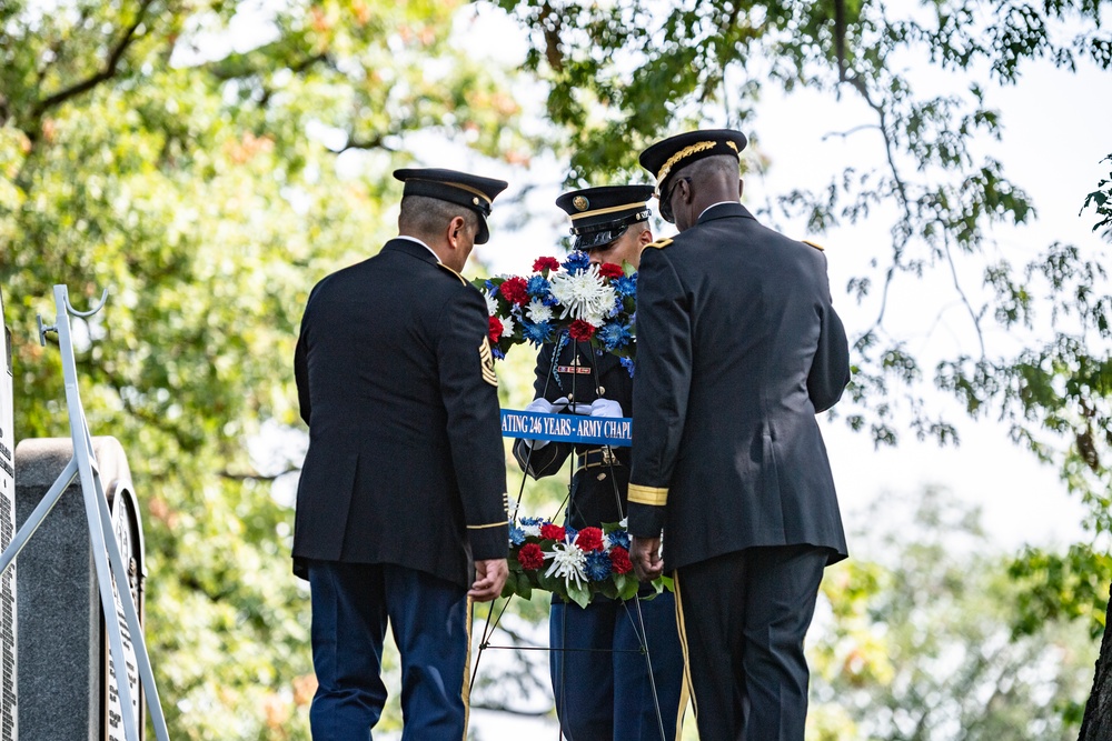 246th Chaplain Corps Anniversary Ceremony at Arlington National Cemetery