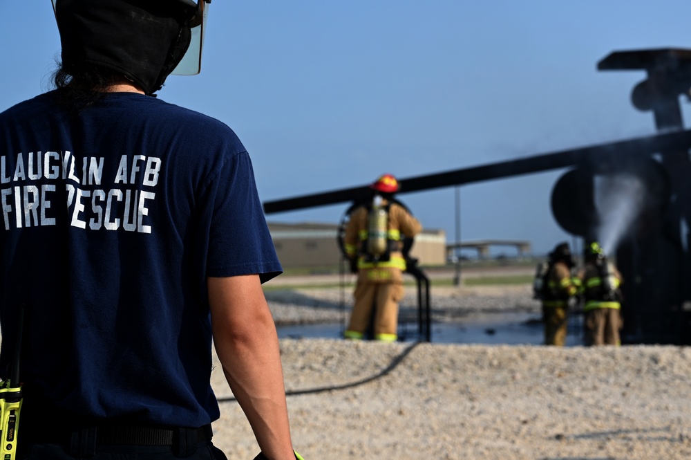 Fire training at Laughlin