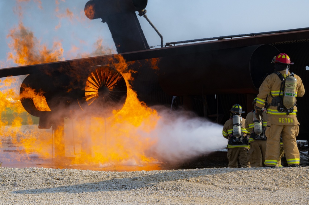 Fire training at Laughlin