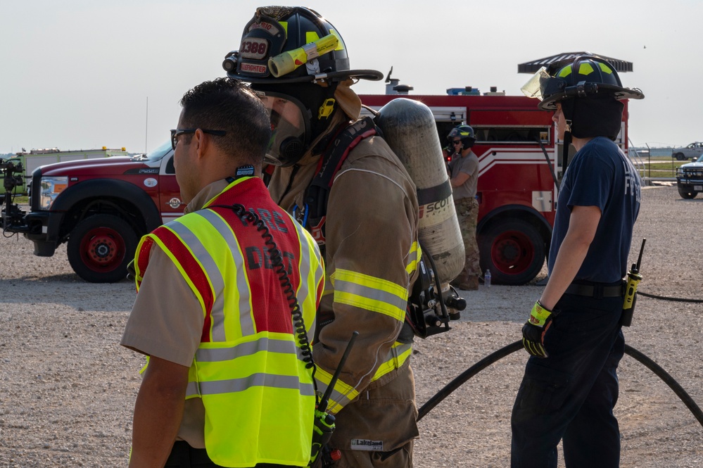 Fire training at Laughlin