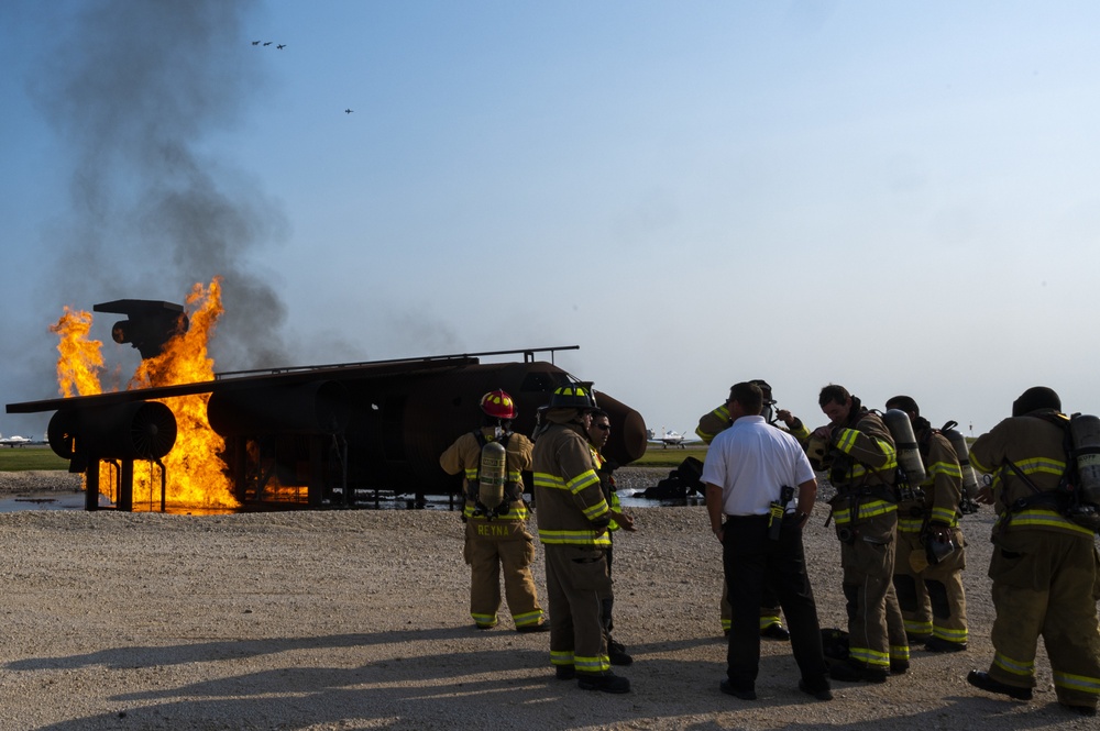 Fire training at Laughlin