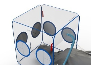 AFRL SBIR partnership thinks outside of the box with Covid-19 enclosure