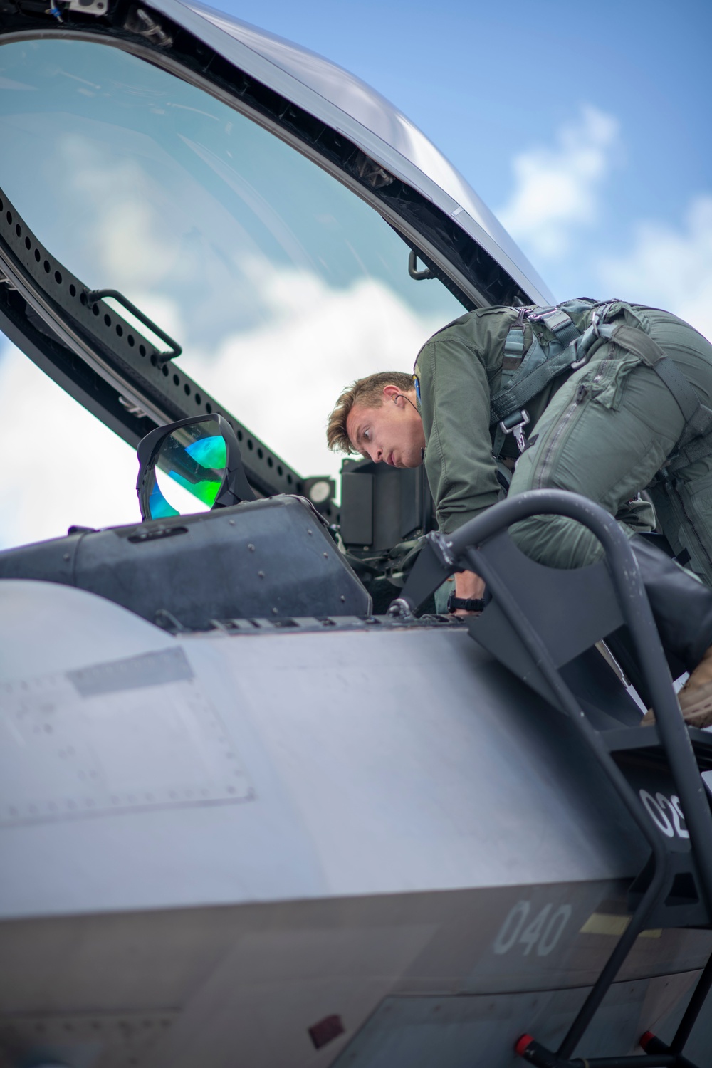 1st Lt. Stukey, F-22 student pilot
