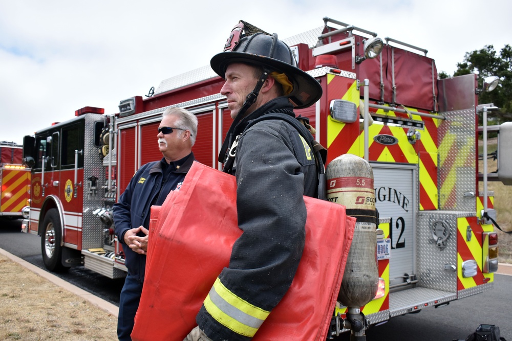 Presidio of Monterey Fire Department responds with local agencies to off-post house fire